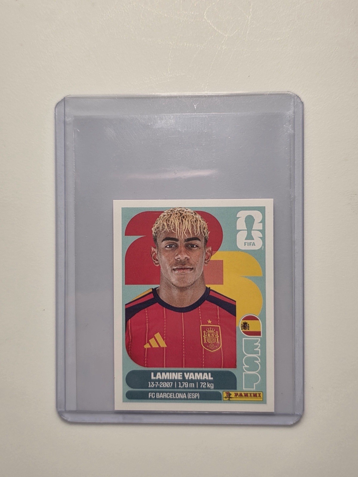 2026 Panini Fifa World Cup Sticker ESP15 Lamine Yamal Spain 15 Best Player