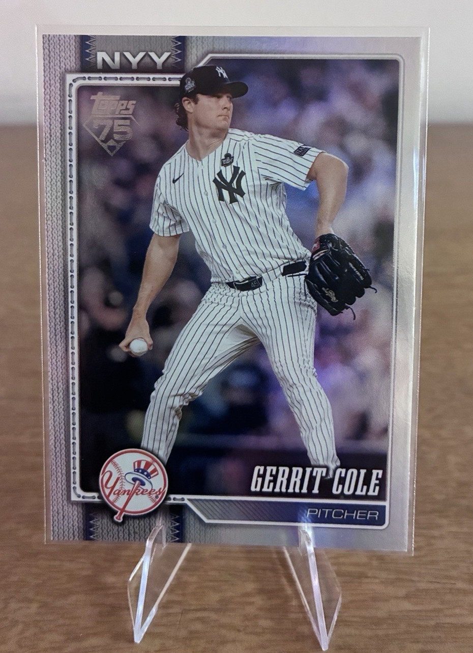 2026 Topps Series 2 Gerrit Cole Rainbow Foil #450 Yankees