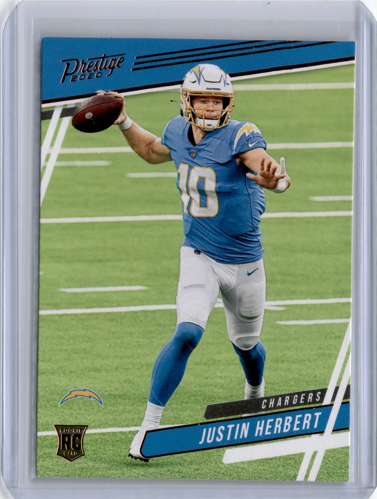 2020 Panini Chronicles #303 Justin Herbert Prestige Rookies Update