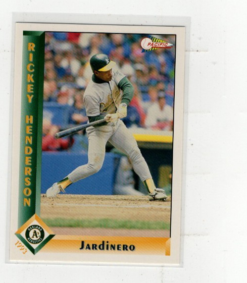 1993 Rickey Henderson Pacific Spanish #222 Free Shipping (H2087)
