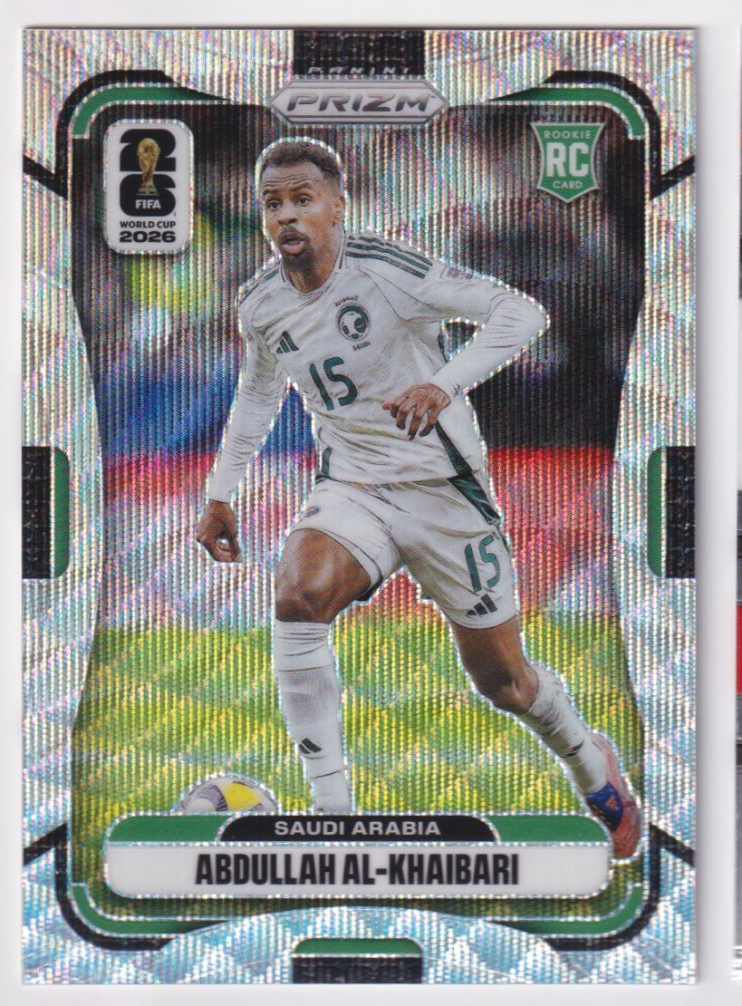 2026 Pnini Prizm FIFA Silver Wave Abdullah Al-Khaibari RC Saudi Arabia #386