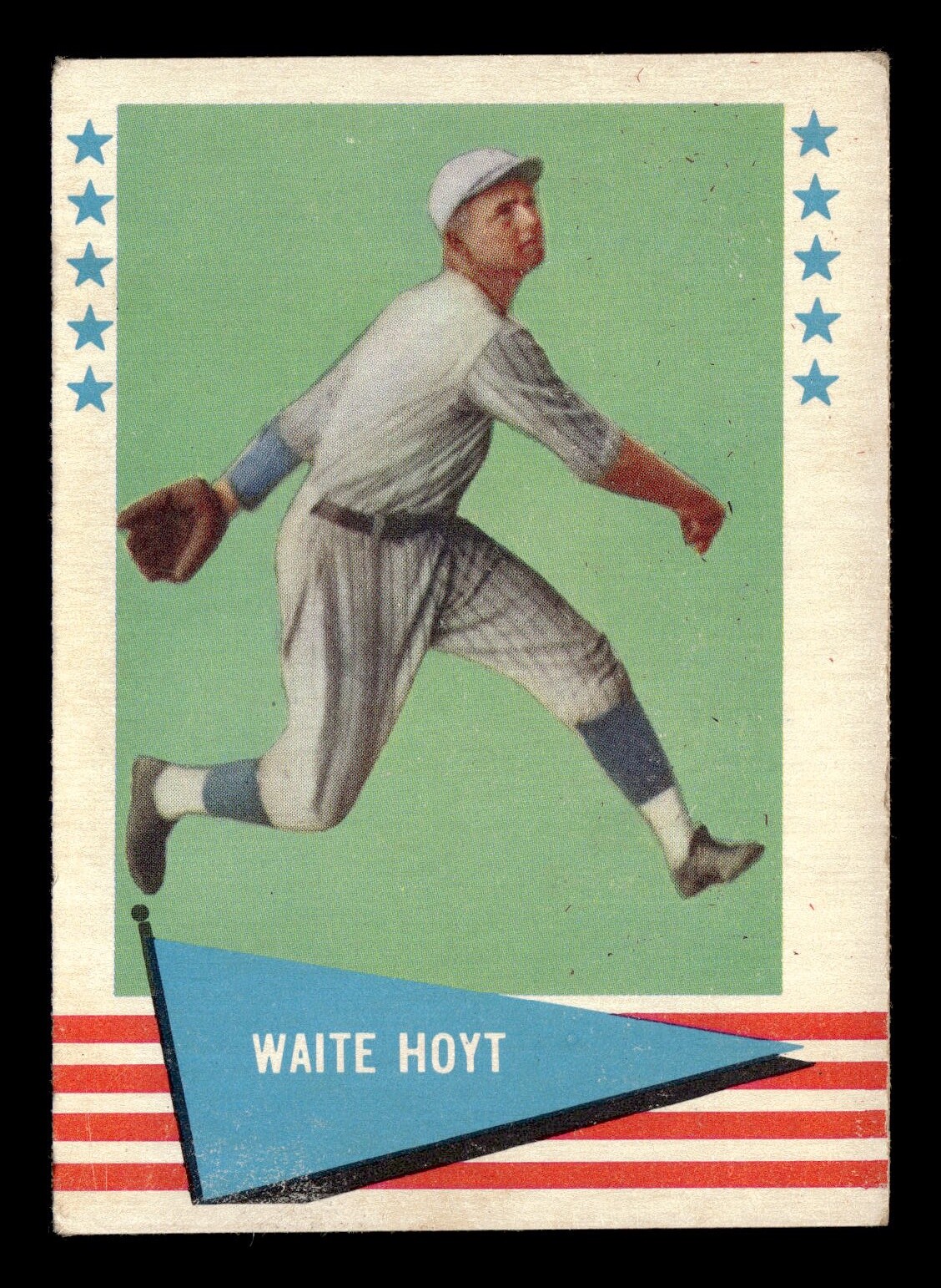 Waite Hoyt 1961 Fleer Baseball Greats (F418-3) #44 New York Yankees GD-VG