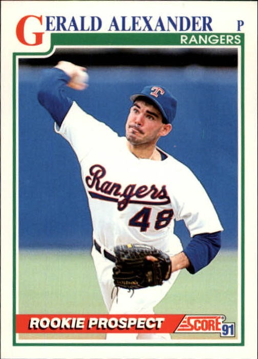 1991 Score #733 Gerald Alexander RC – BB