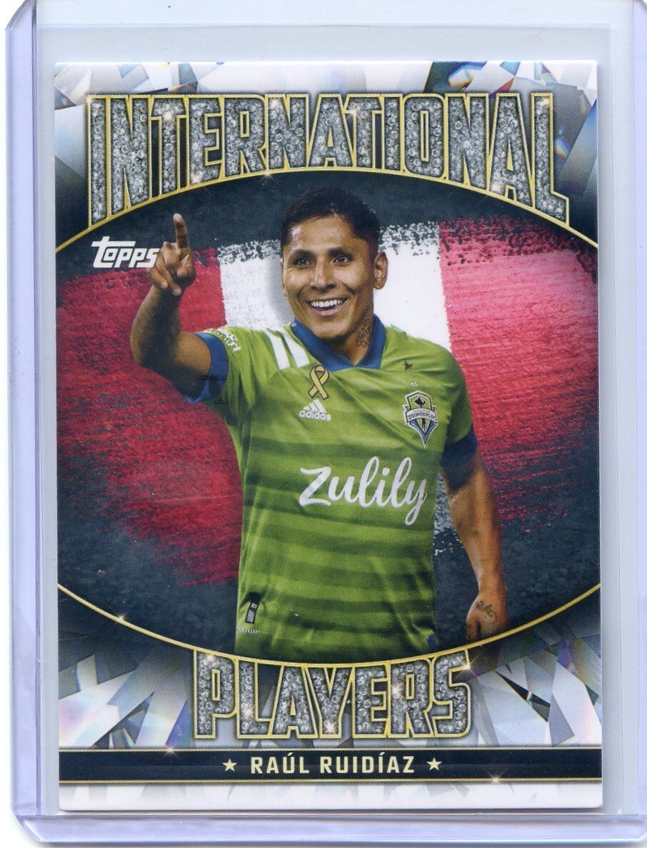 2022 Topps MLS International Players Insert #IP-25 Raúl Ruidíaz – Seattle Sounde