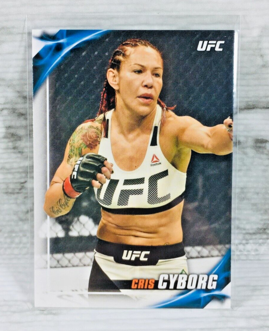 2019 TOPPS UFC KNOCKOUT #53 CRIS CYBORG JUSTINO (BASE SET)