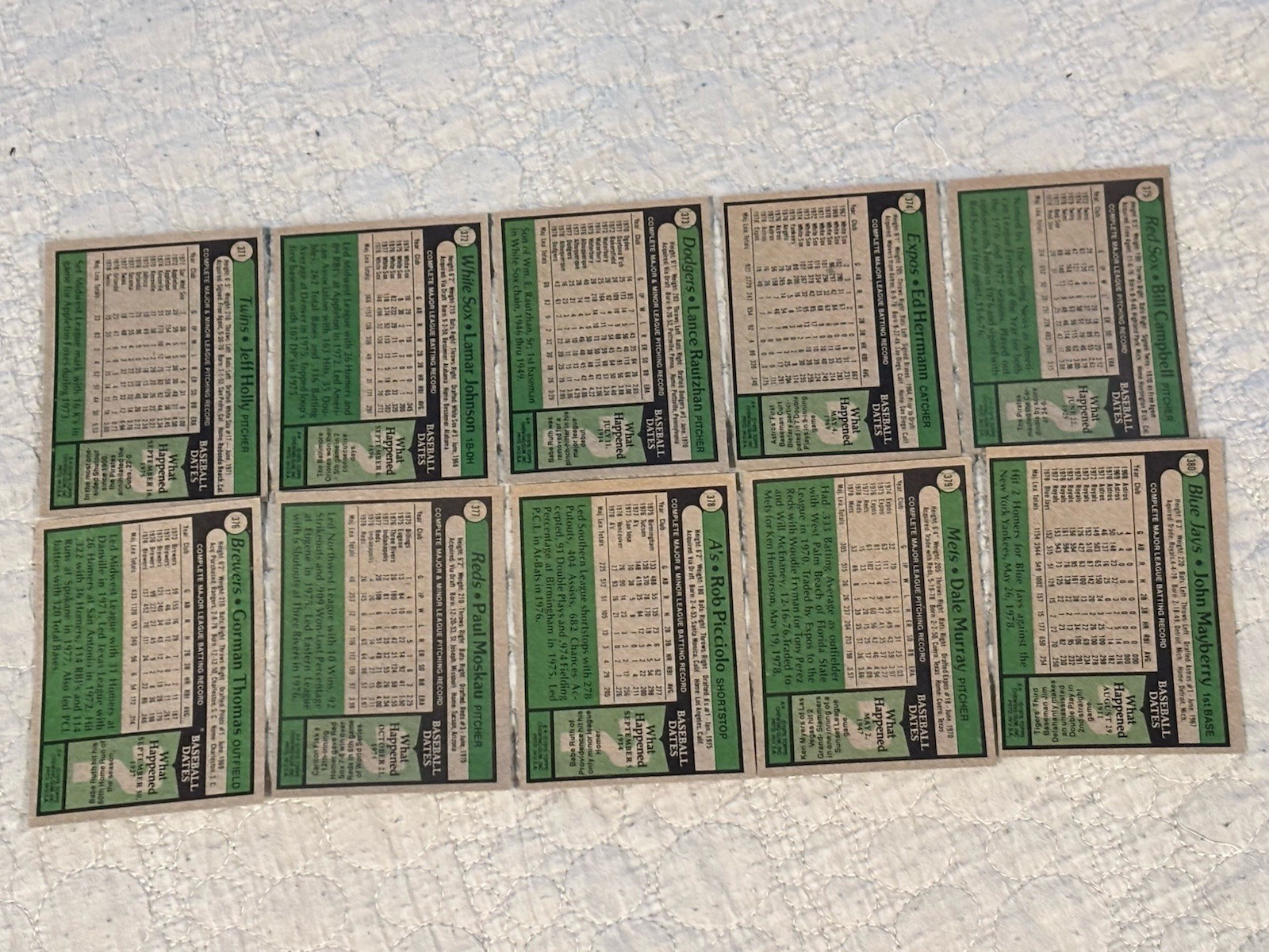 1979 Topps Baseball U-Pick #351-525 VGEX Free Shipping on 3+ Cards!