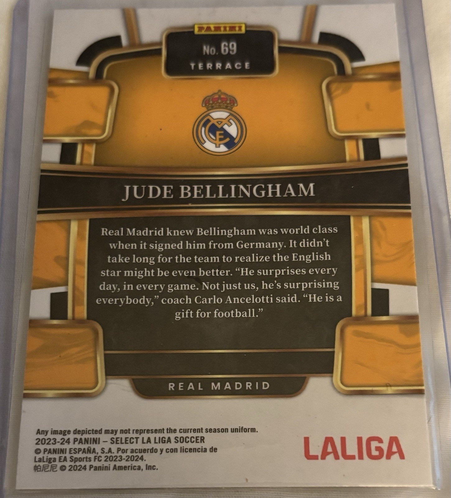 2023-24 Panini Select La Liga – Terrace Jude Bellingham #69
