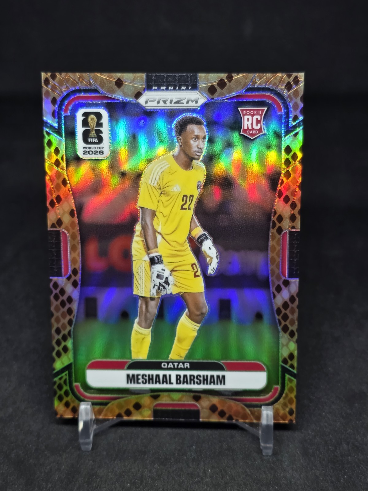 2026 Prizm World Cup Meshaal Barsham RC Rattlesnake SSP Case Hit Qatar