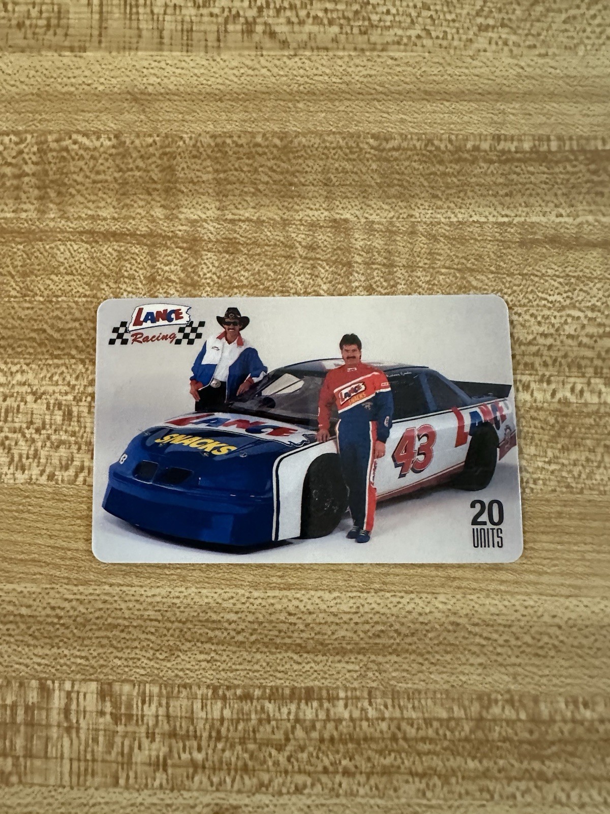 Lance Racing Richard Petty Phone Card Nascar Collectible