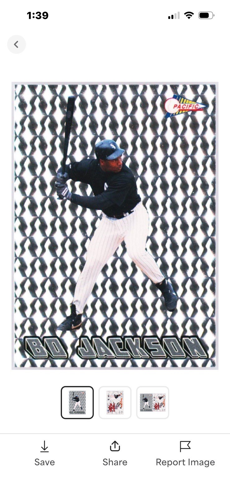 1993 Pacific (Spanish) Jugadores Calientes BO JACKSON card.