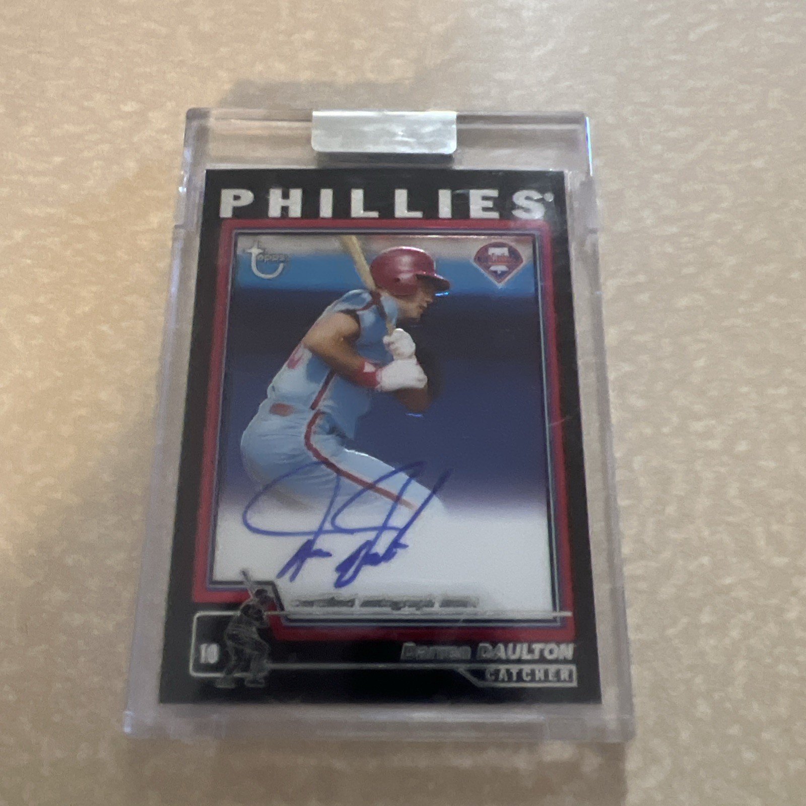 DARREN DAULTON *DUTCH* AUTO 2004 TOPPS CHROME ON CARD AUTOGRAPH PHILLIES NICE!