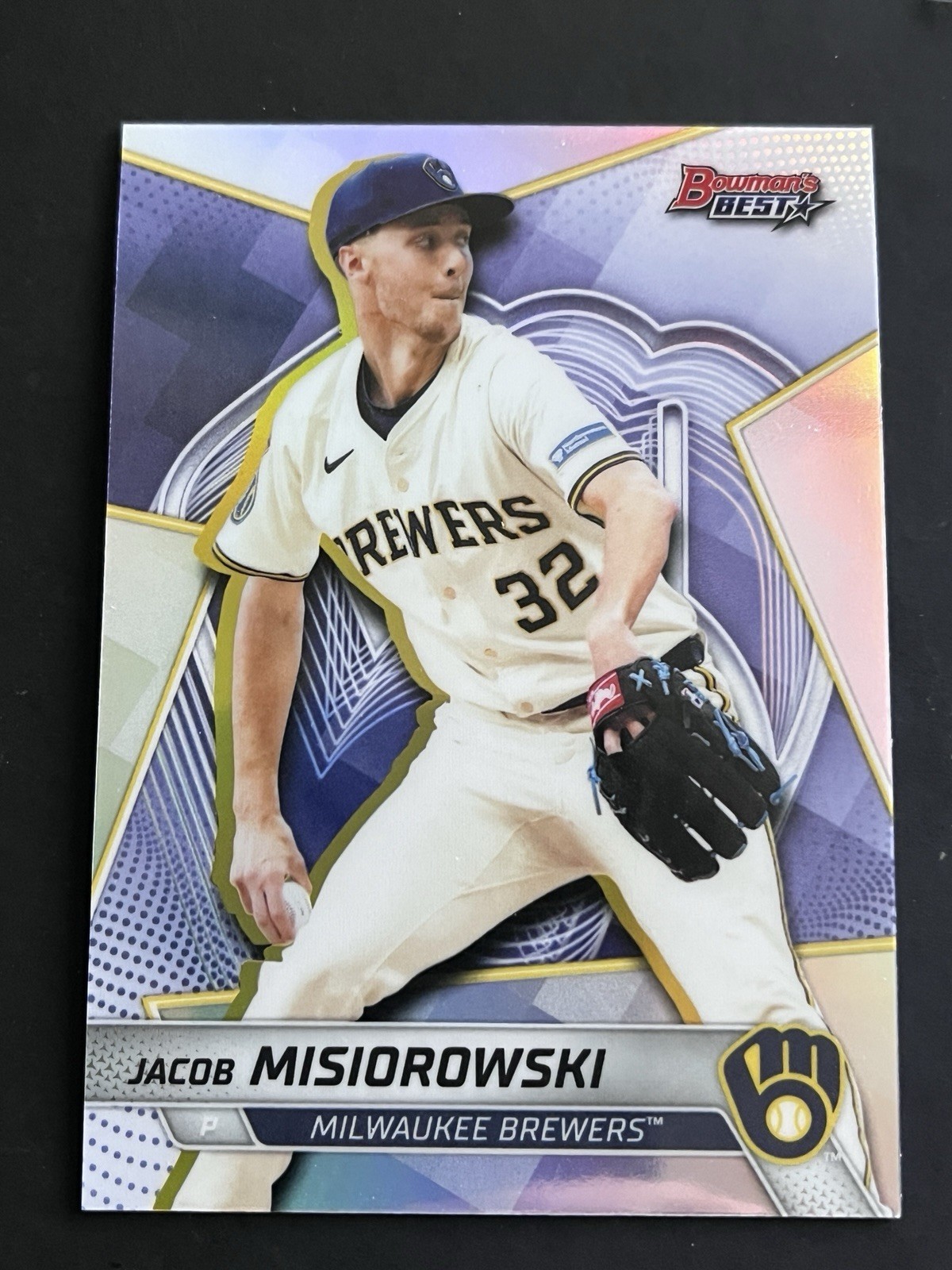 2025 Bowmans Best Jacob Misiorowski #TP-12 Refractor Brewers