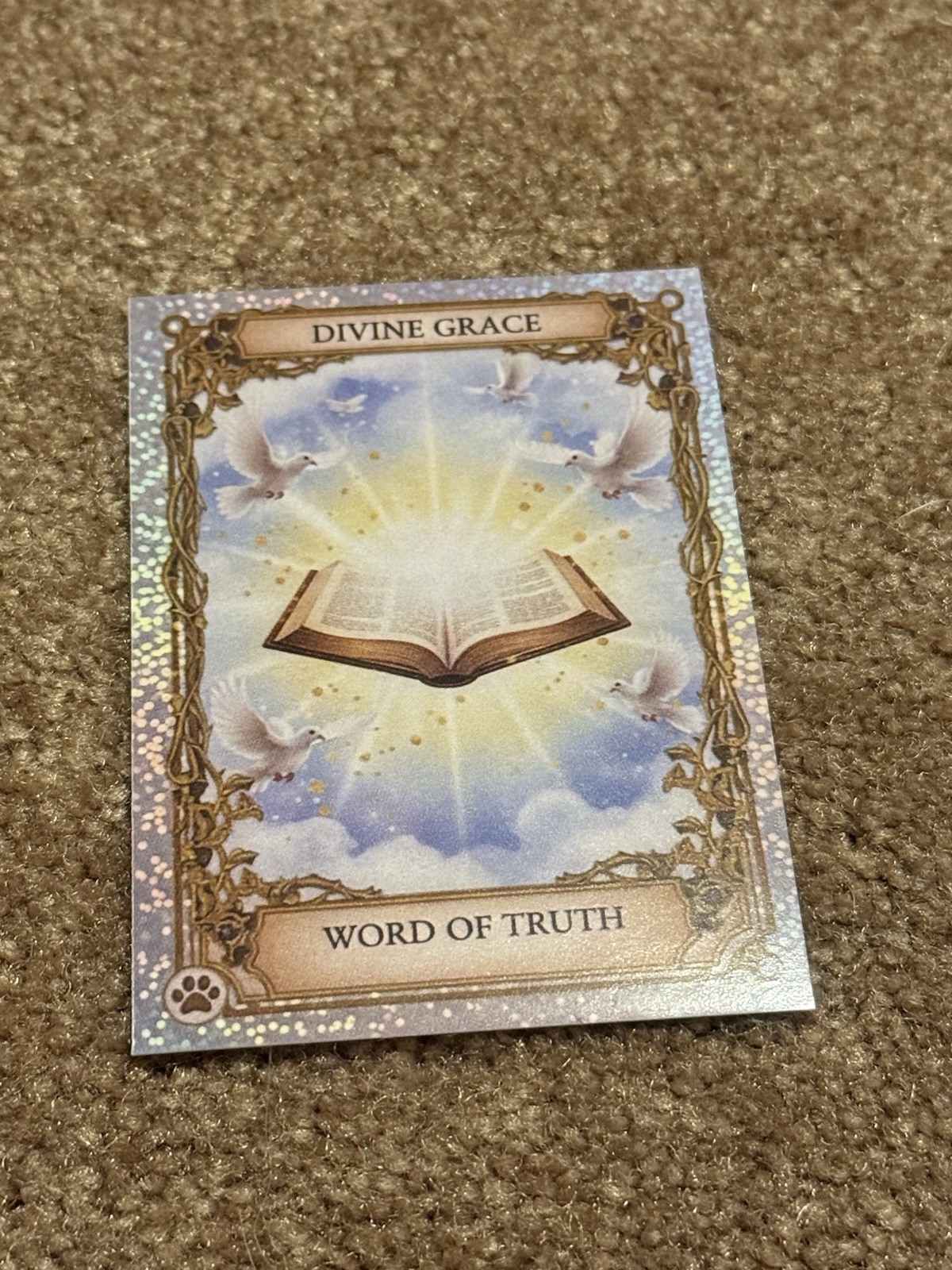 Custom Jesus Christ Trading Card | Holographic Christian Faith Collectible