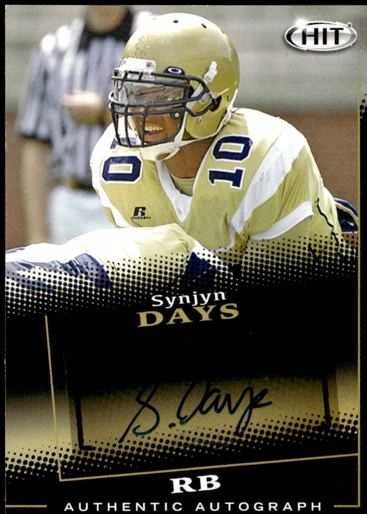 2015 SAGE HIT #A30 Synjyn Days Autographs Black Rookie E1