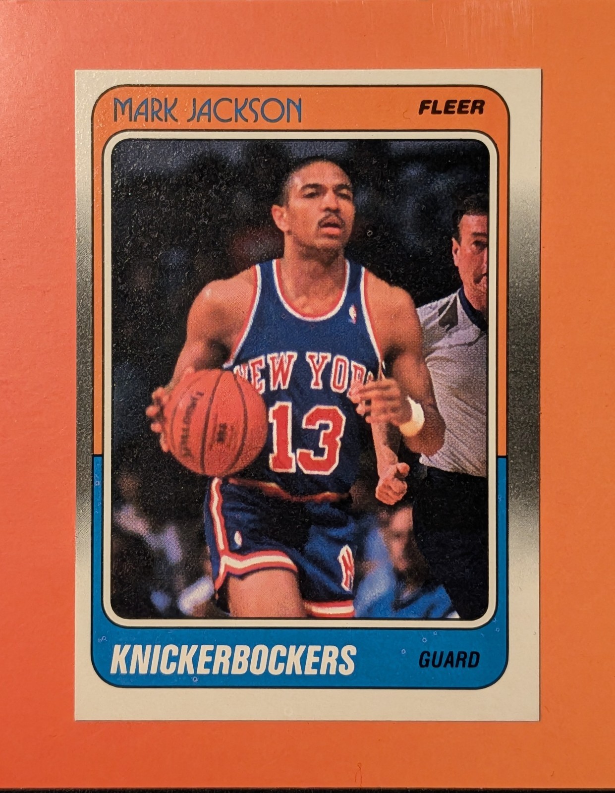 1988 Fleer Basketball – MARK JACKSON #82 (RC) Rookie Card – New York Knicks