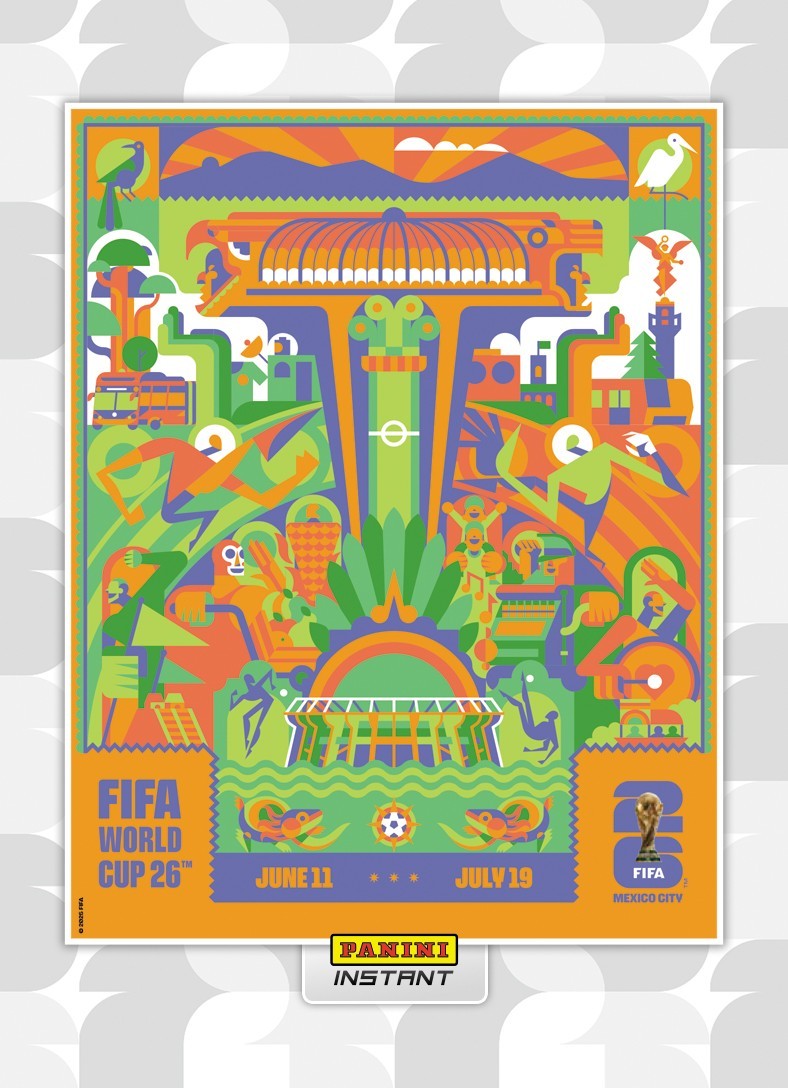 2026 Panini Instant FIFA World Cup Host City Poster Card Mexico City
