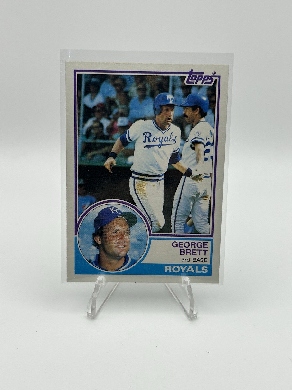 1983 Topps George Brett HOF Kansas City Royals #600