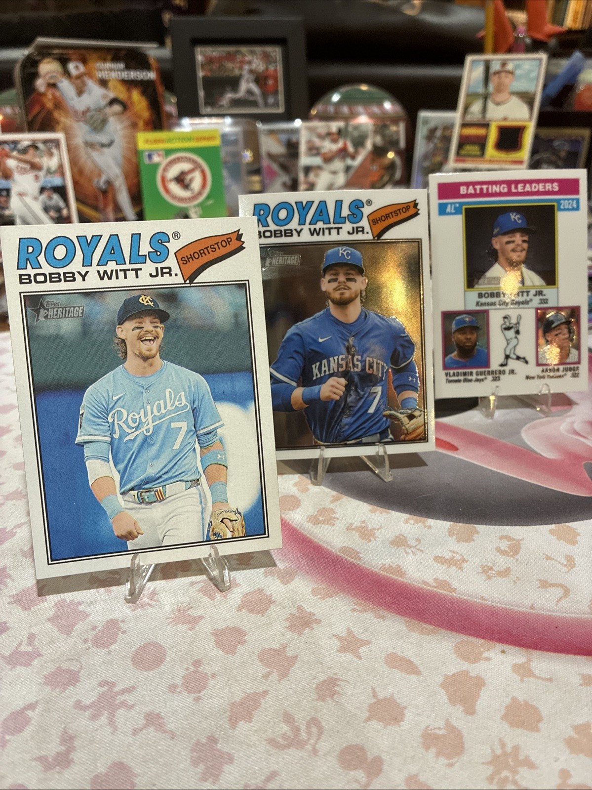 Bobby Witt Jr. 2026 Topps Heritage Image Variation SSP #160 KC Royals +2 Chrome