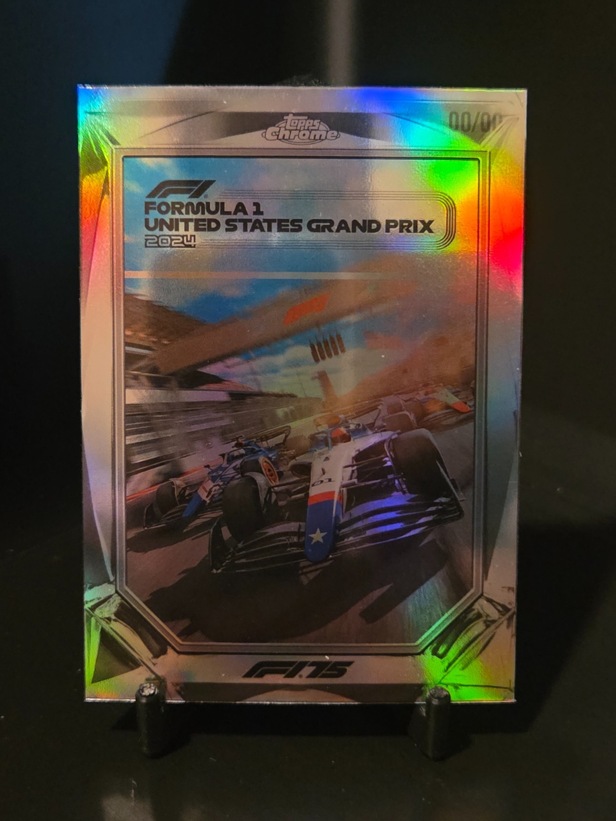 2025 Topps Chrome Formula 1 Diamond Drives United States #F175-8 NM/MT