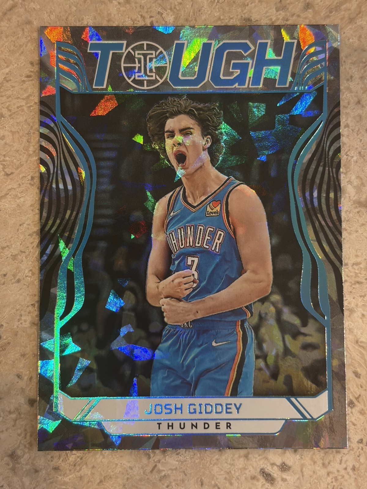 Panini 2021-22 Illusions Tough Josh Giddey #6 Oklahoma City Thunder RC Insert