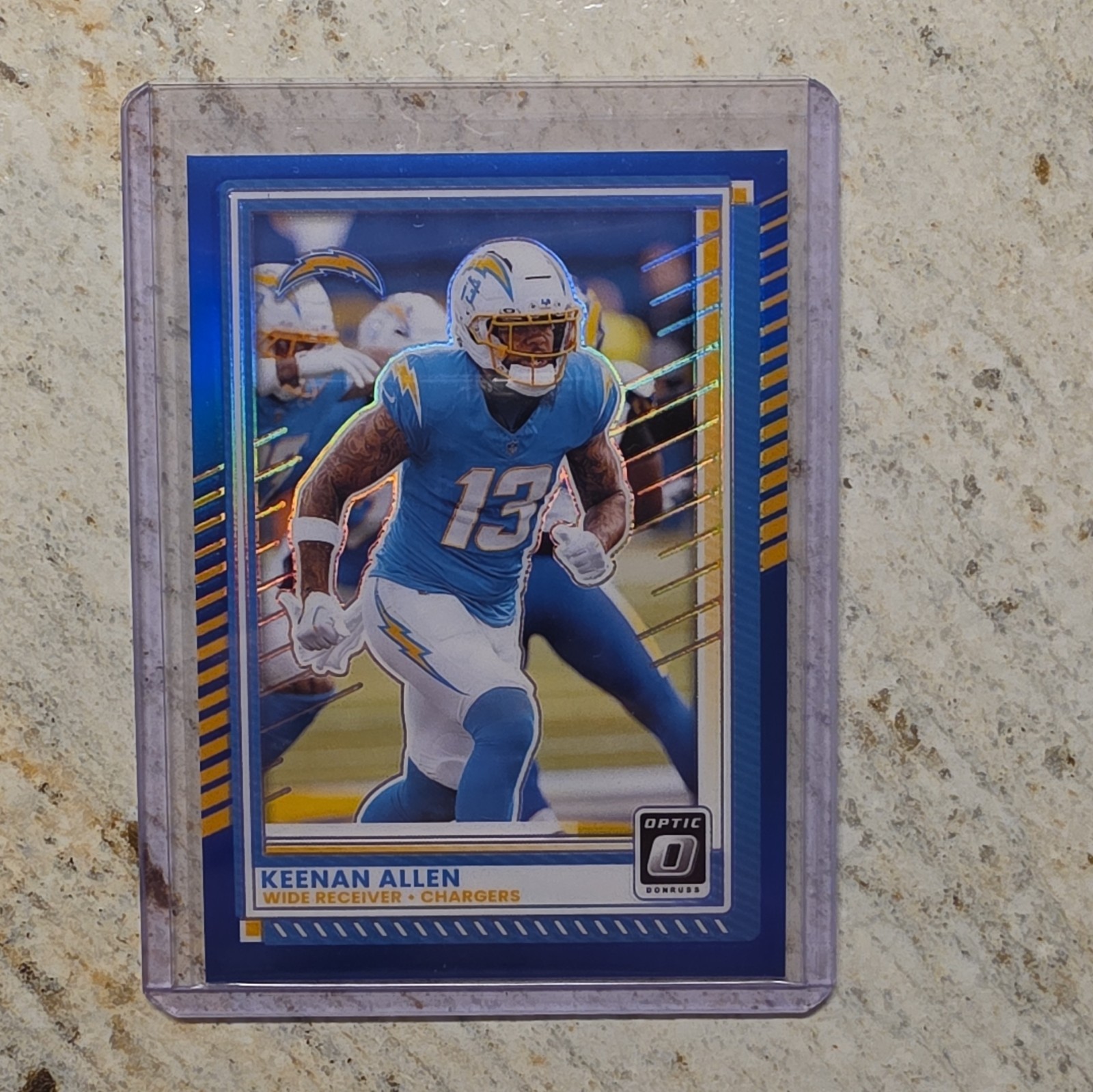 2025 Panini Donruss Optic Keenan Allen Blue Prizm /249 #187 Chargers