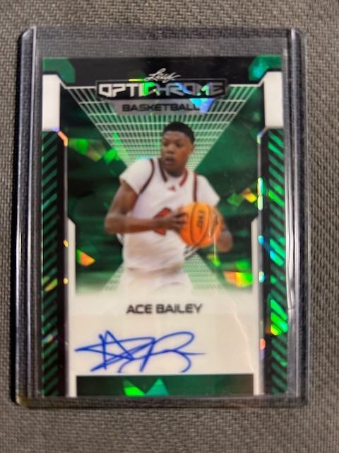 2025 Leaf Optichrome Green Crystal Ice ACE BAILEY #3/6 RC Auto