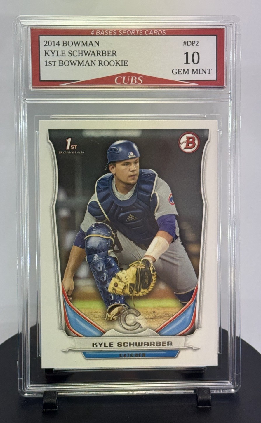 2014 Bowman Draft Kyle Schwarber 1st Bowman Rookie Card Graded Gem Mint 10