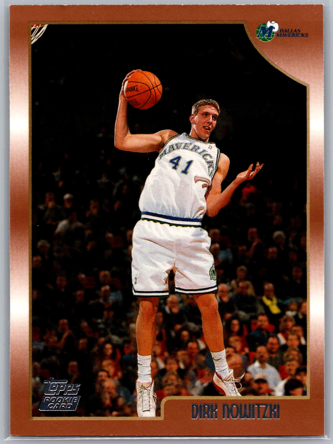 1998-99 Topps #154 Dirk Nowitzki RC Dallas Mavericks – FREE SHIPPING