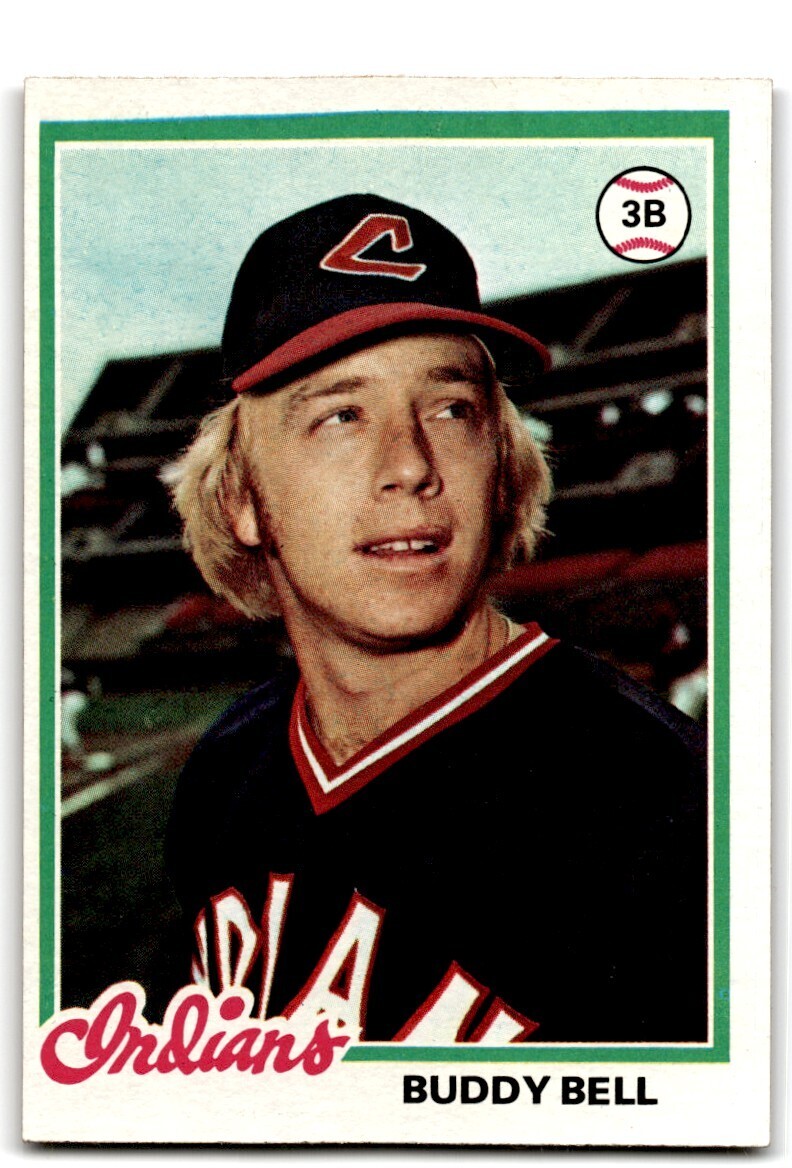 1978 Topps Buddy Bell . Cleveland Indians #280