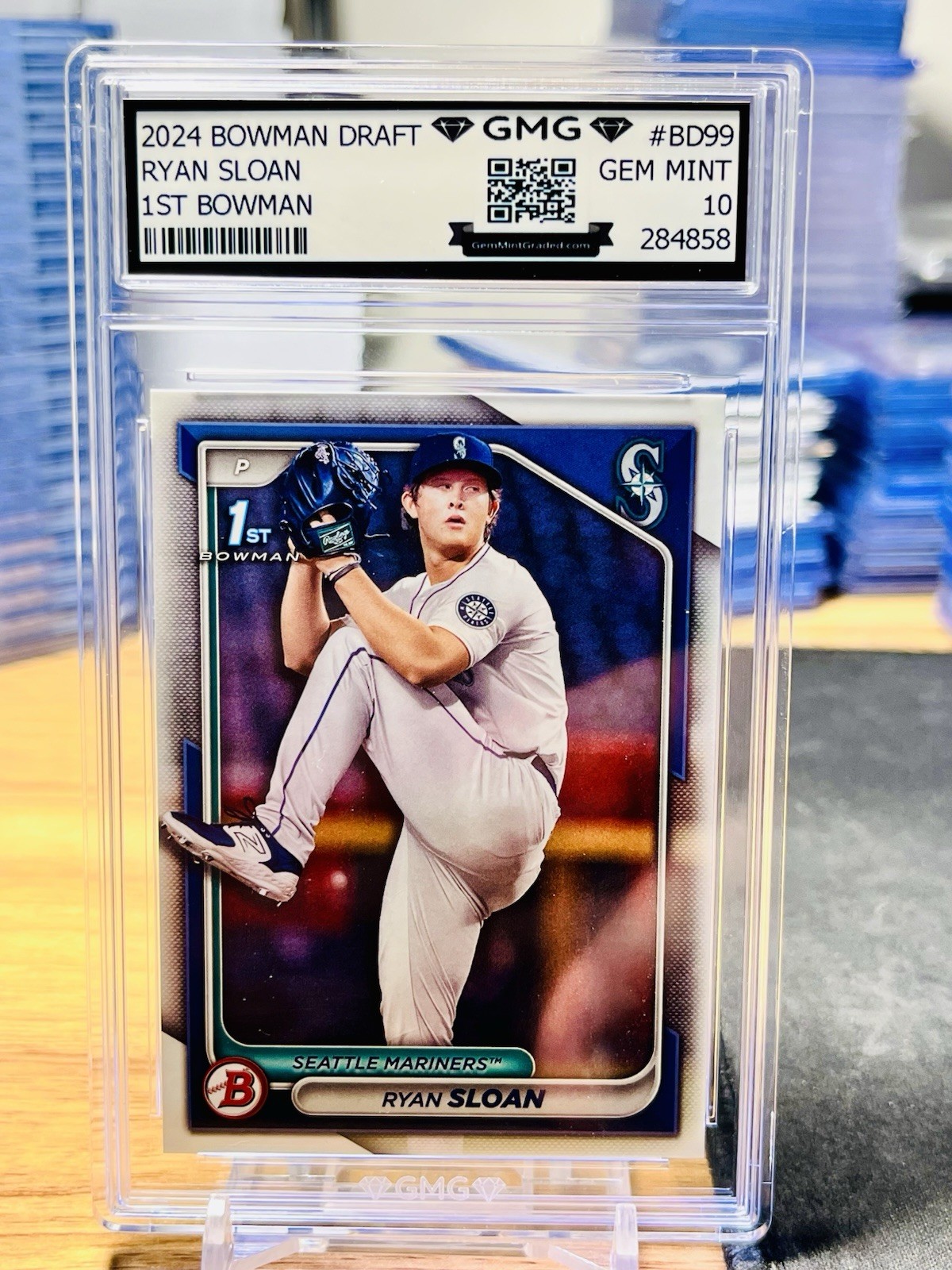2024 Bowman Draft Ryan Sloan 1st Bowman GMG Graded 10 Gem Mint 💎 RC Rookie