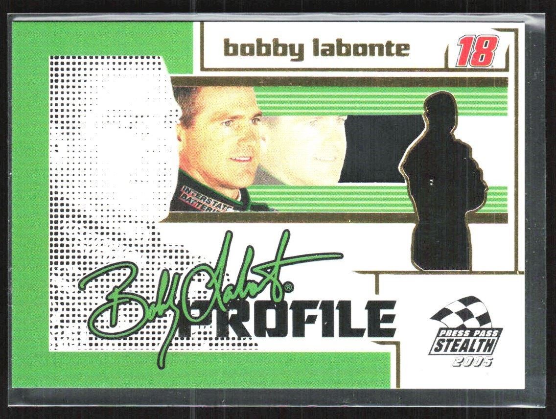 Bobby Labonte 2005 Press Pass Stealth Profile #8 Joe Gibbs Racing