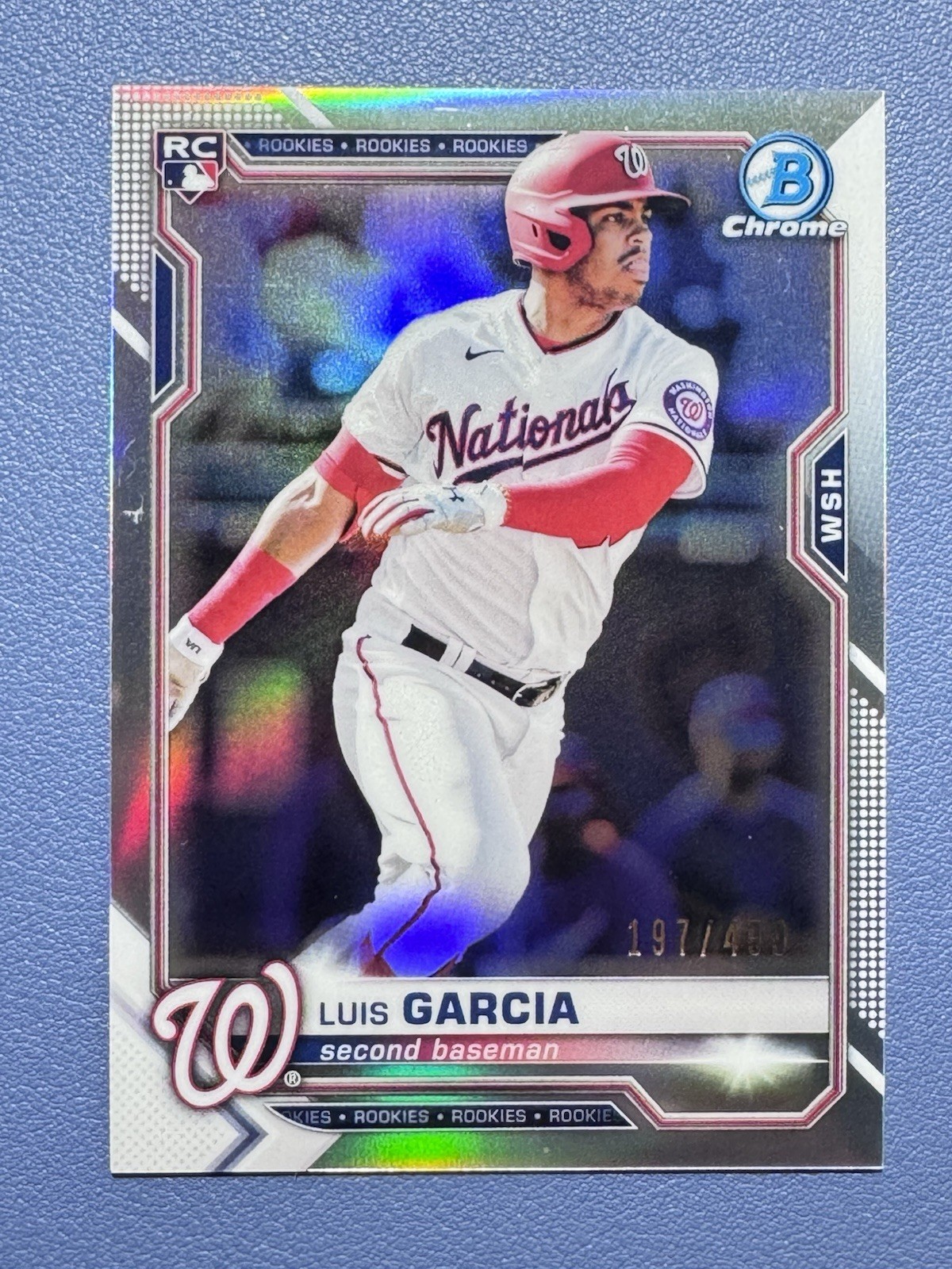 Luis Garcia 2021 Bowman Chrome #74 Refractor /499 (RC) Nationals