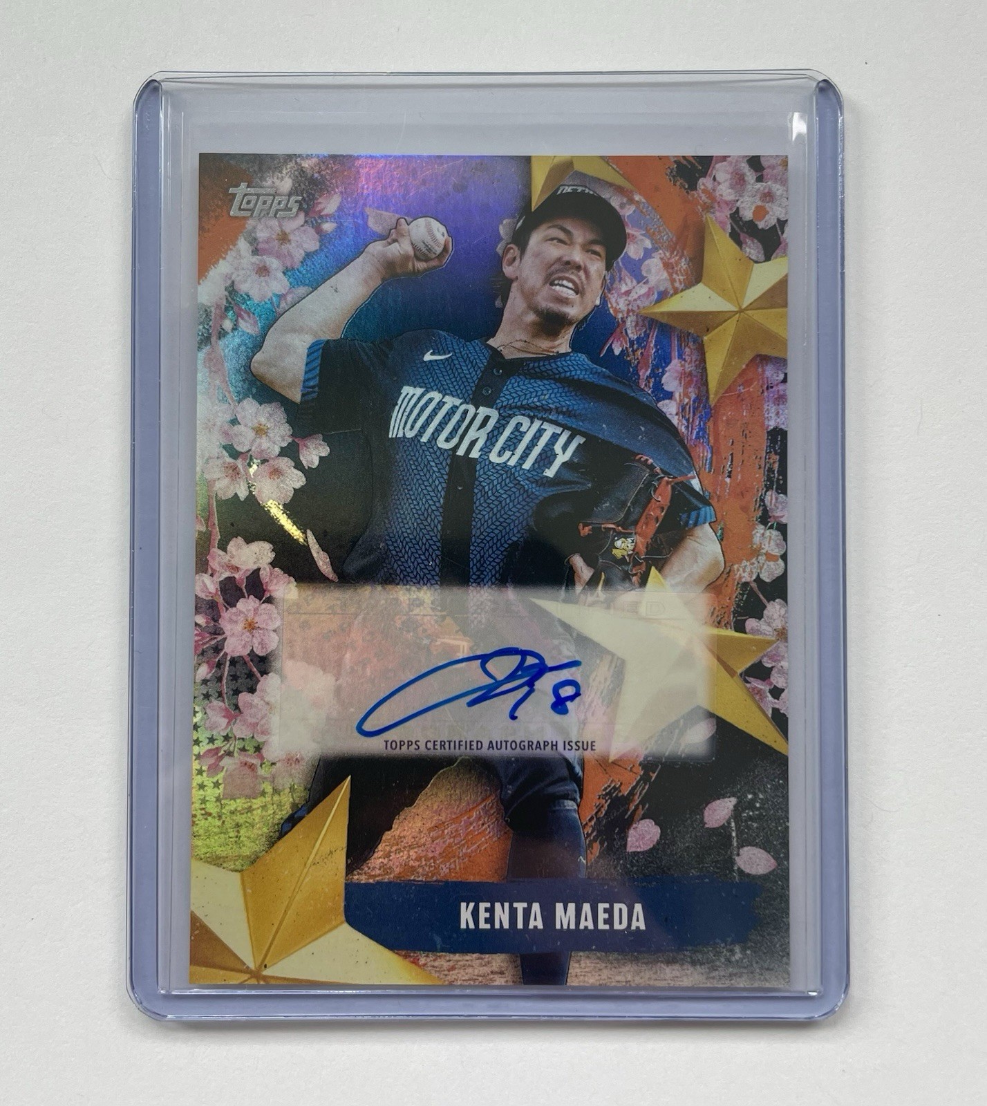 2025 Topps Kenta Maeda Stars of Japan Black /10 Autograph Detroit Tigers