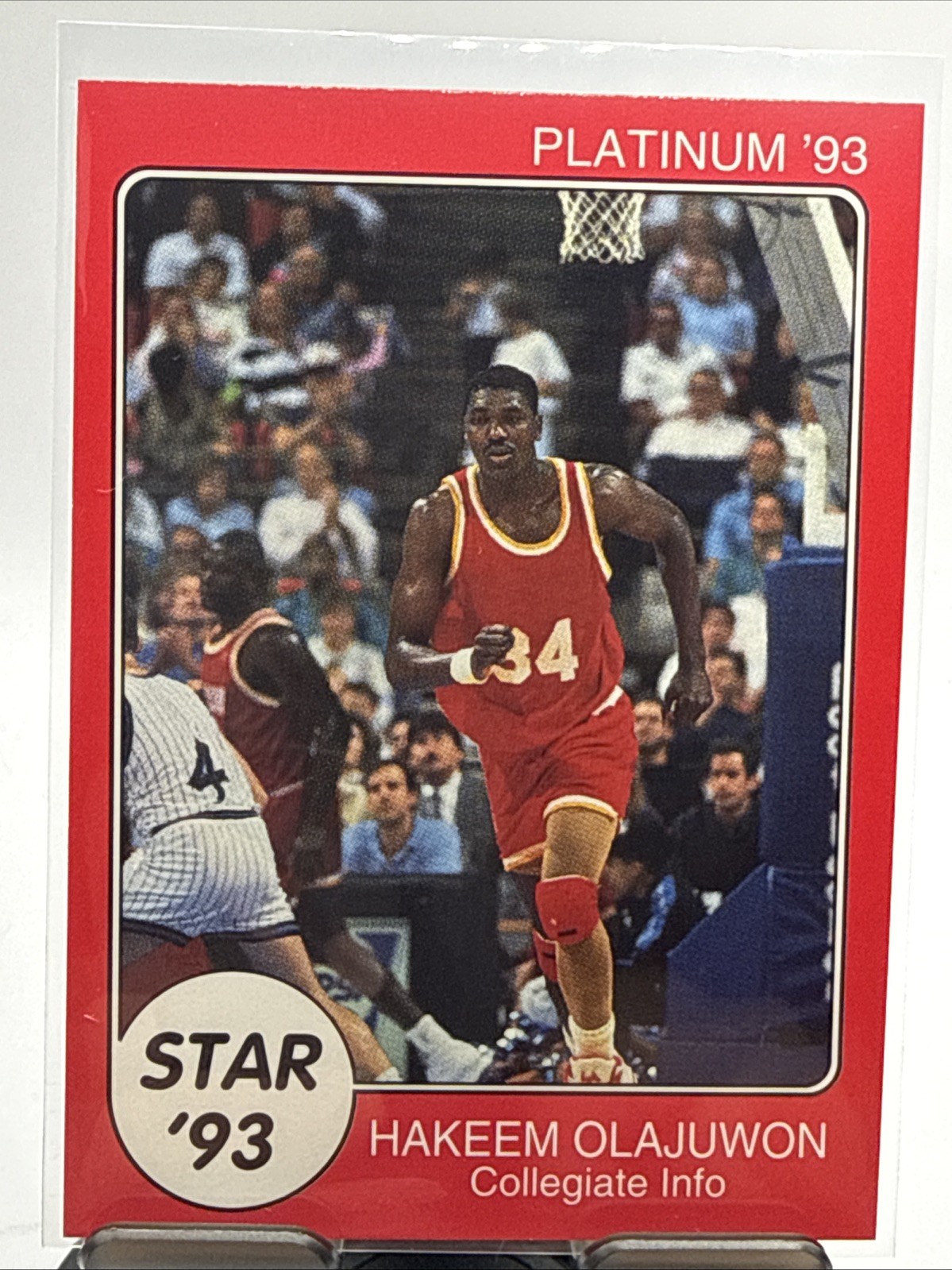 1993 STAR International Platinum #5, HAKEEM OLAJUWON /750, Houston Rockets