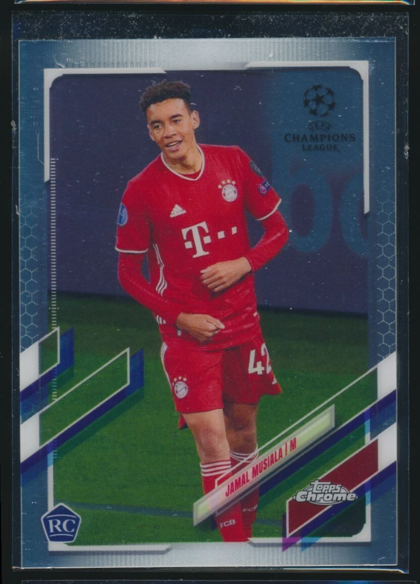 2020-21 Topps Chrome JAMAL MUSIALA Rookie #81 Rookie Rc Bayern Munich Germany