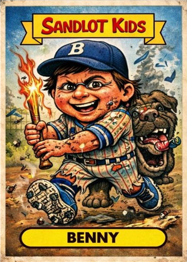 BENNY RODRIGUEZ THE SANDLOT KIDS ### BUY 5 GET 1 FREE ### or 30% OFF 12 OR MORE