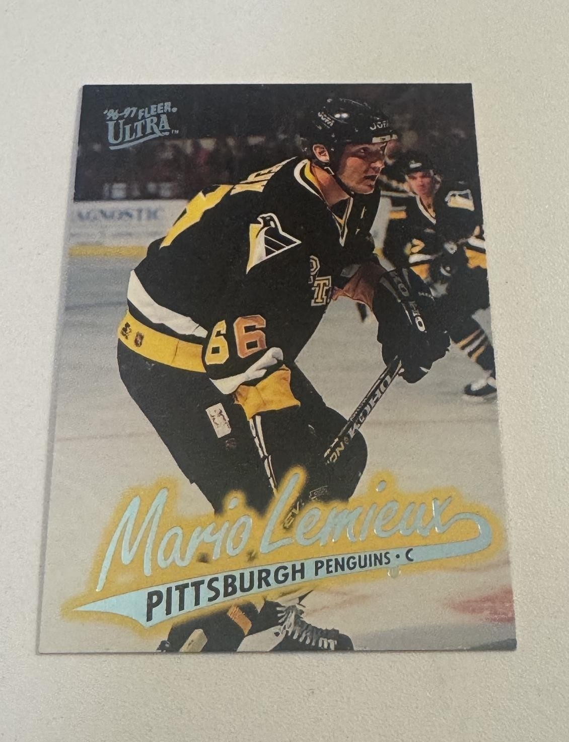 MARIO LEMIEUX 1996-97 Ultra #143
