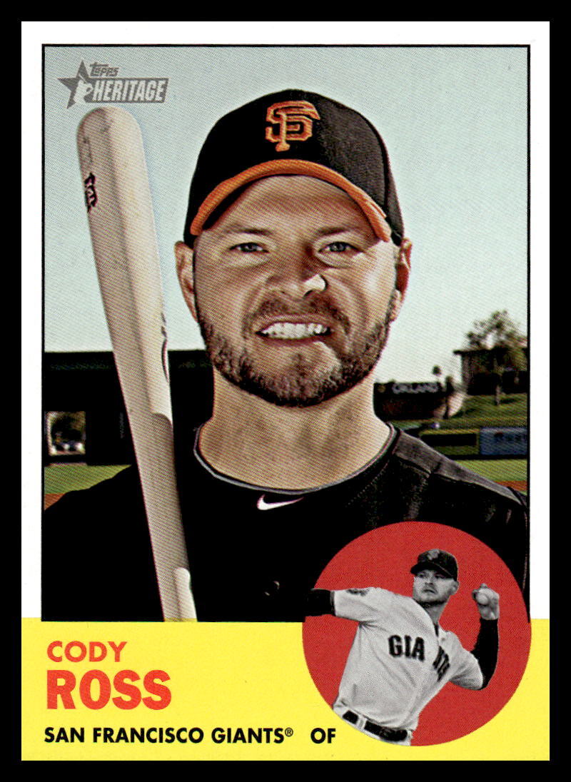 2012 Topps Heritage Cody Ross #30 San Francisco Giants Baseball Card