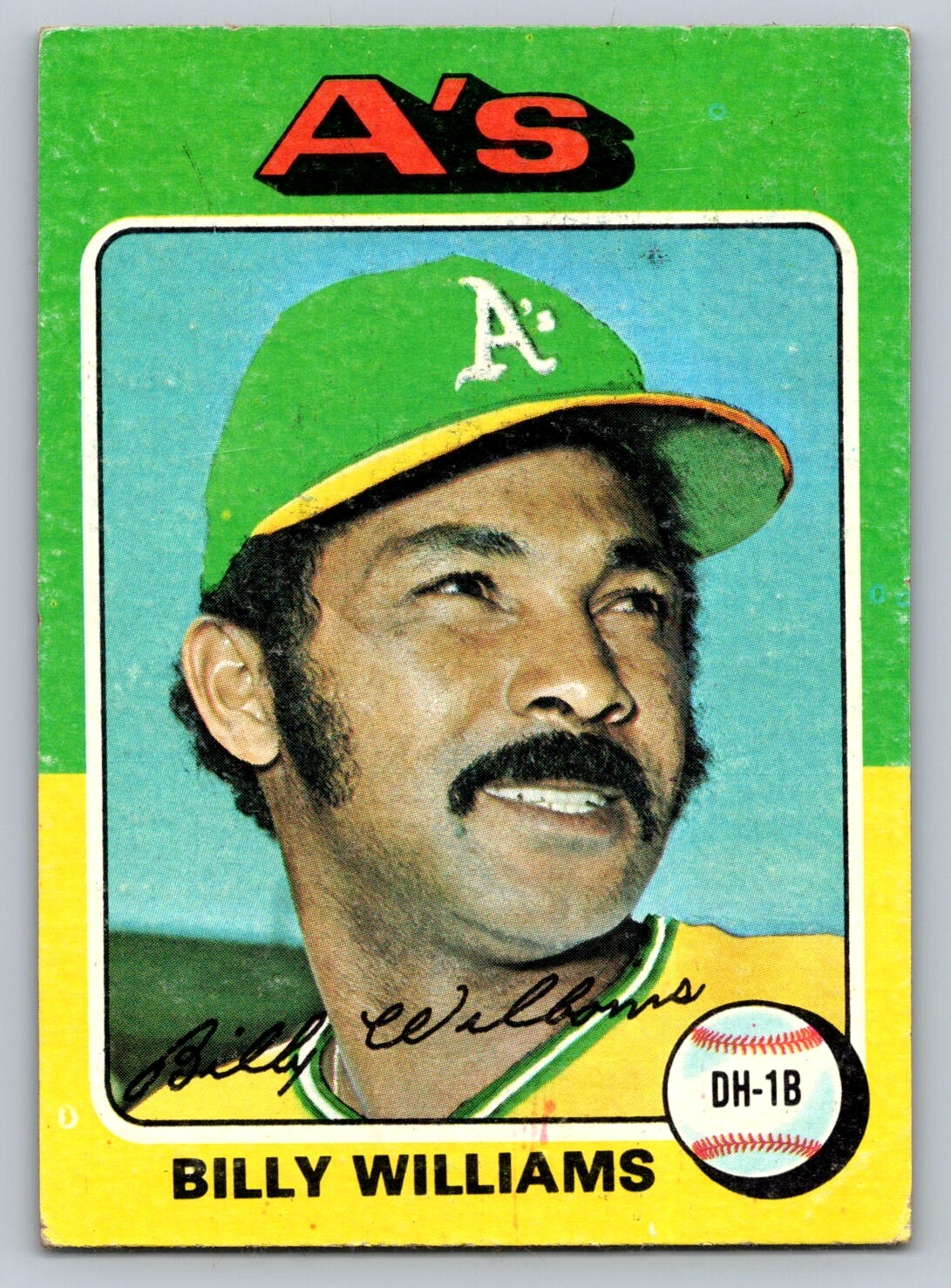 1975 Topps Billy Williams Athletics #545