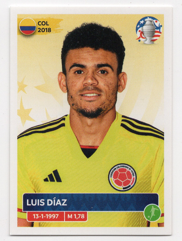 COL22 Luis Diaz Panini Copa America 2024 Latin America Edition