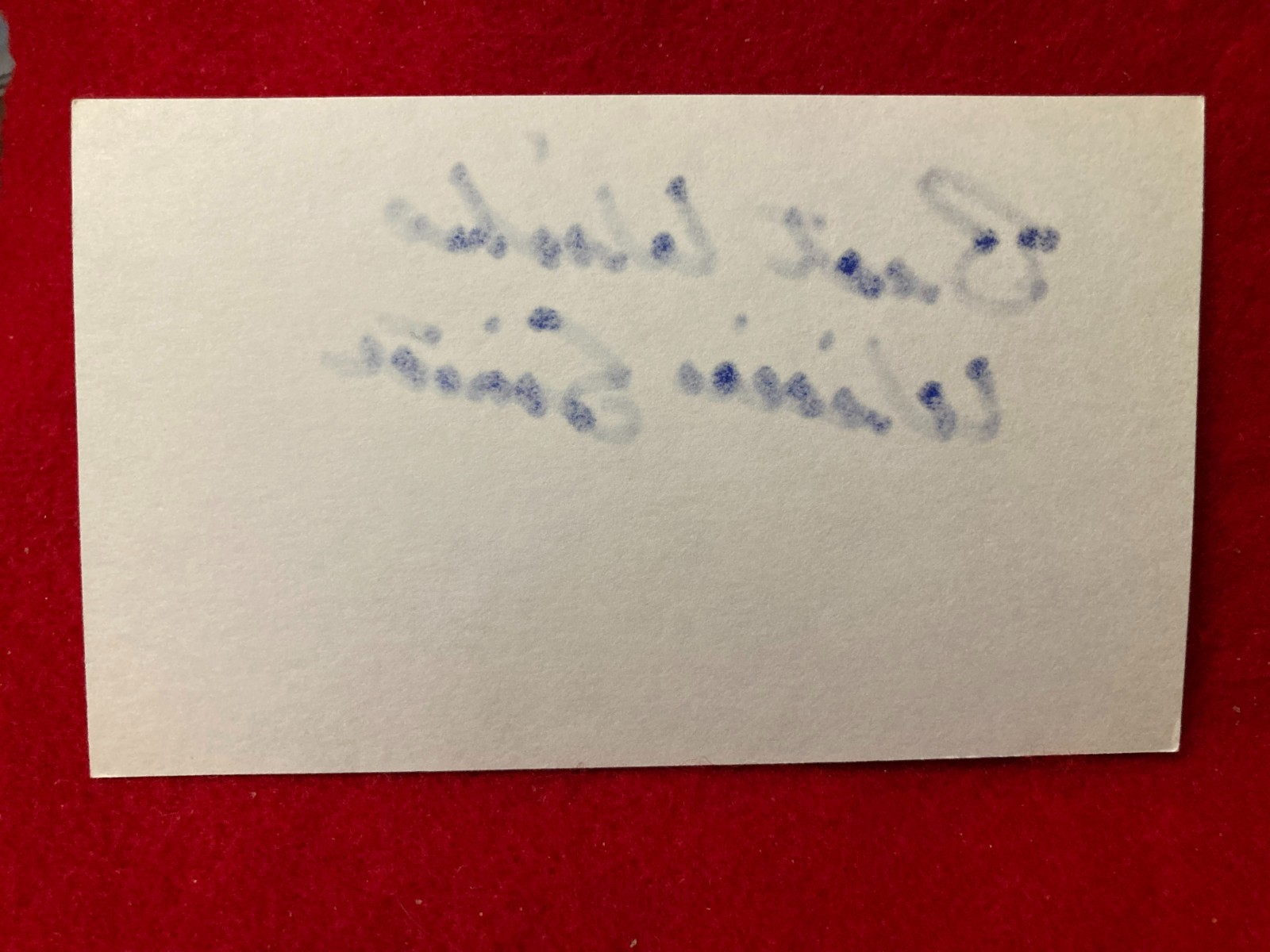 Willie Smith 1963-1971 Detroit Tigers Cubs Cincinnati Reds Signed Index Card