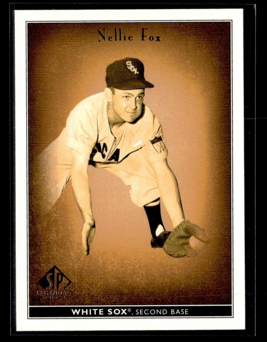 2002 SP Legendary Cuts #56 Nellie Fox Card Chicago White Sox