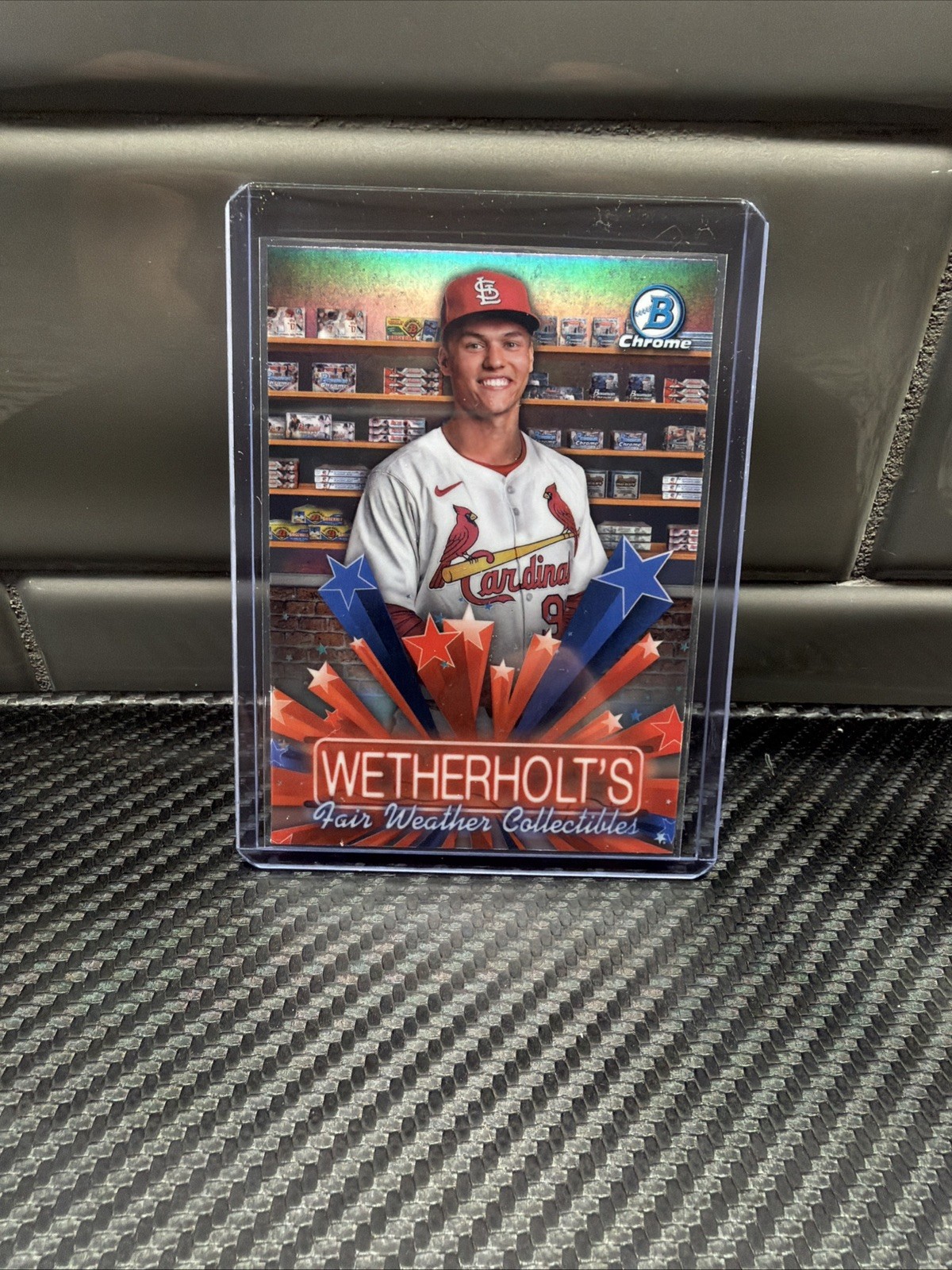 2025 Bowman Chrome Wetherholt’s Fair Weather Collectibles JJ Weatherholt