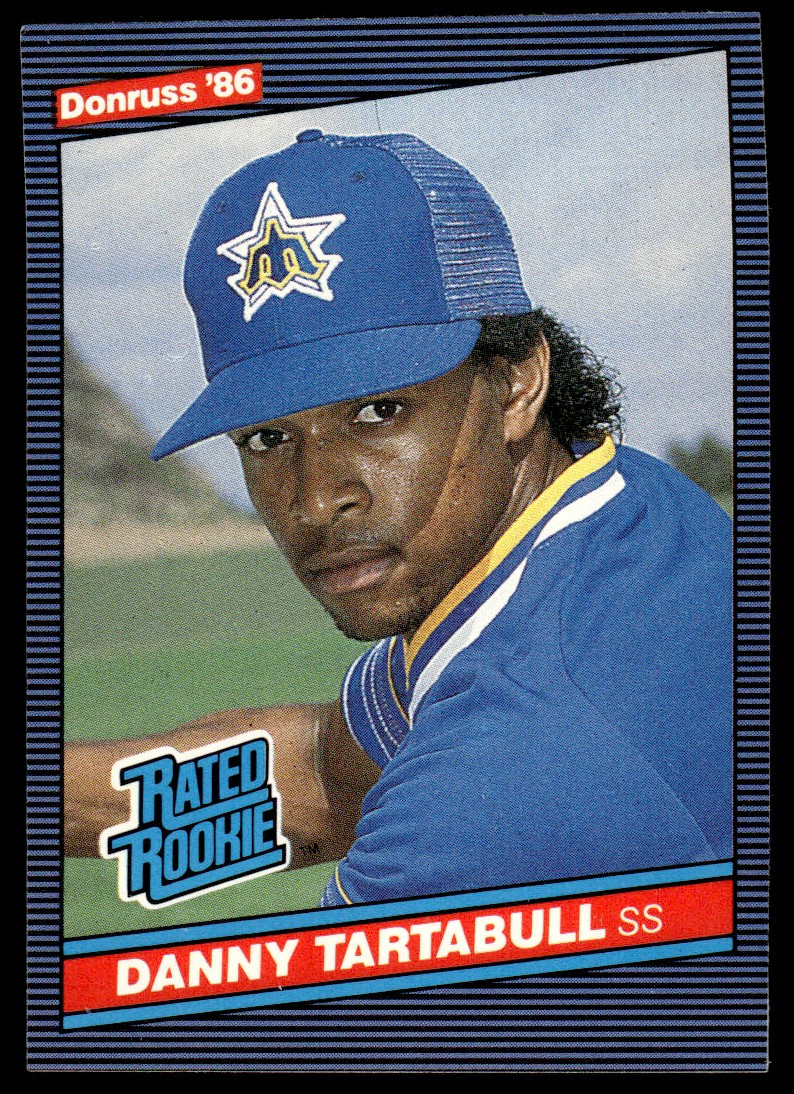 1986 Donruss Rated Rookie Danny Tartabull #38