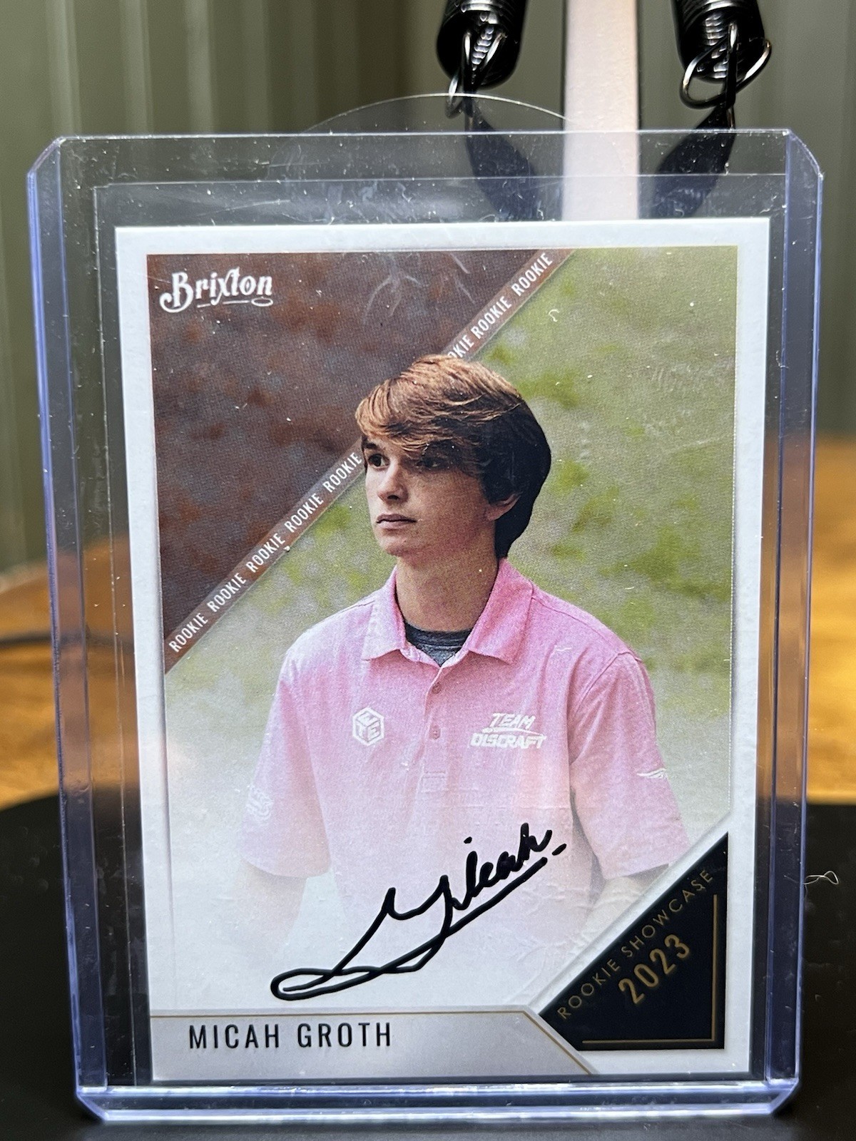 2023 Brixton Rookie Showcase Signature Micah Groth RC Auto /200 #21