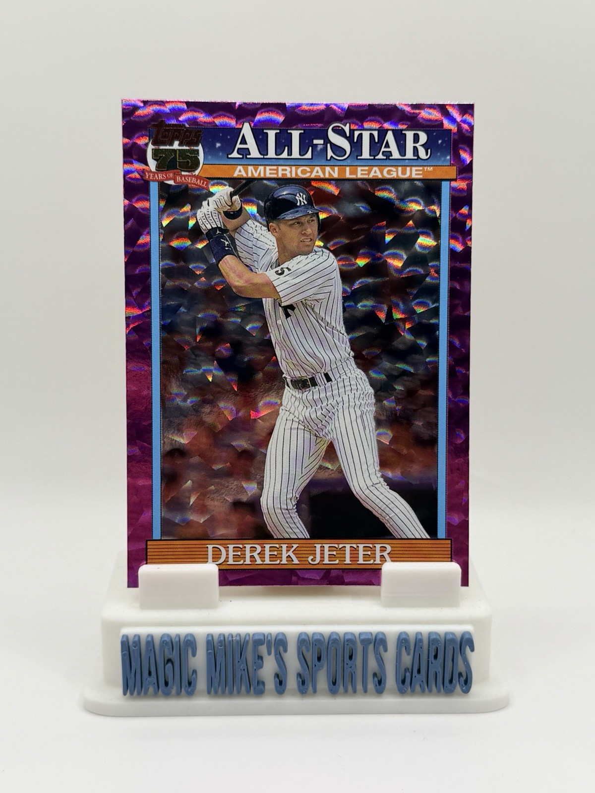 Derek Jeter 2026 Topps Series 2 1991 Pink Crackle Foil SP #T91-30 Yankees