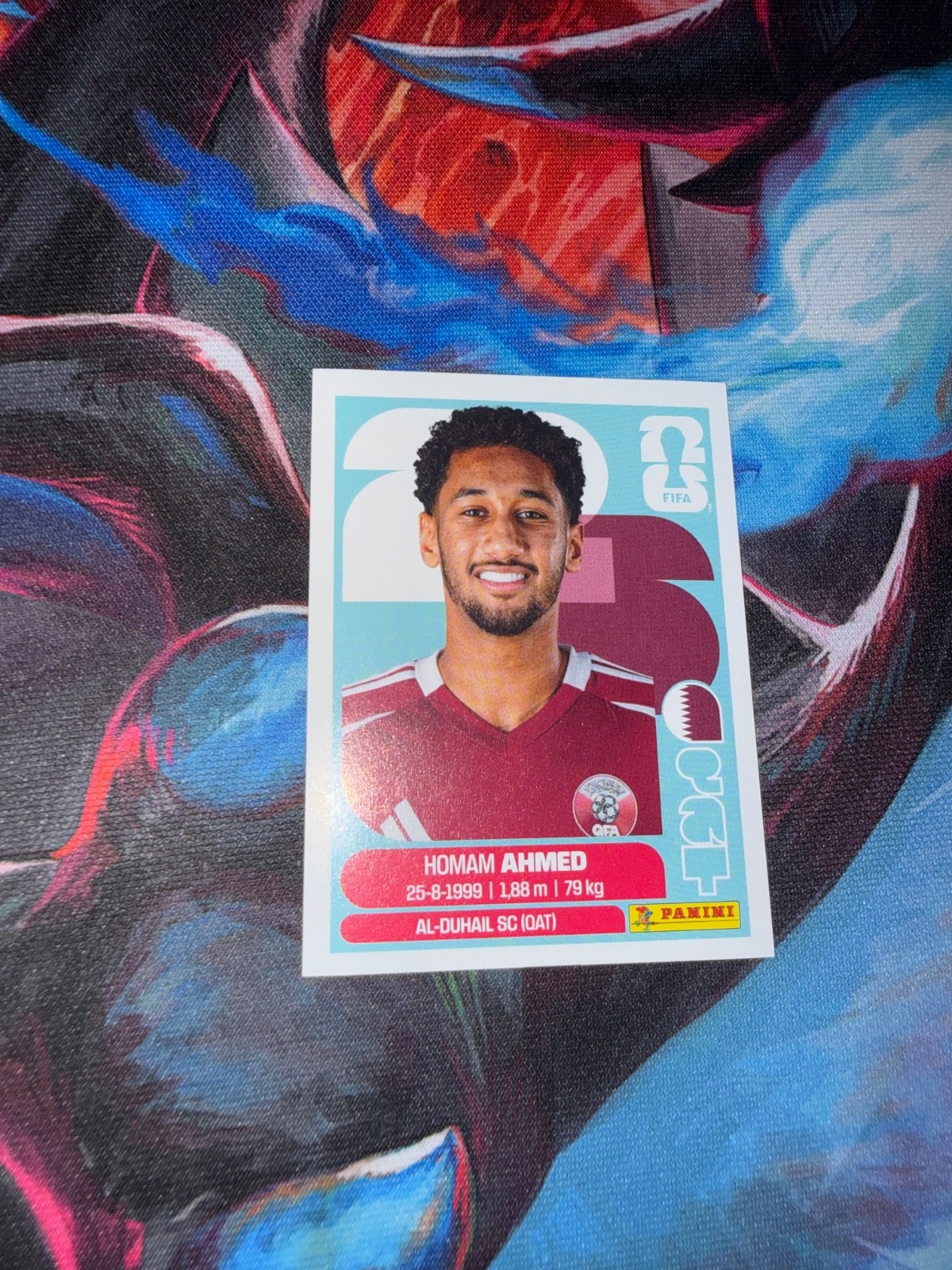 Panini Fifa World Cup 2026 Sticker Homam Ahmed QAT 5