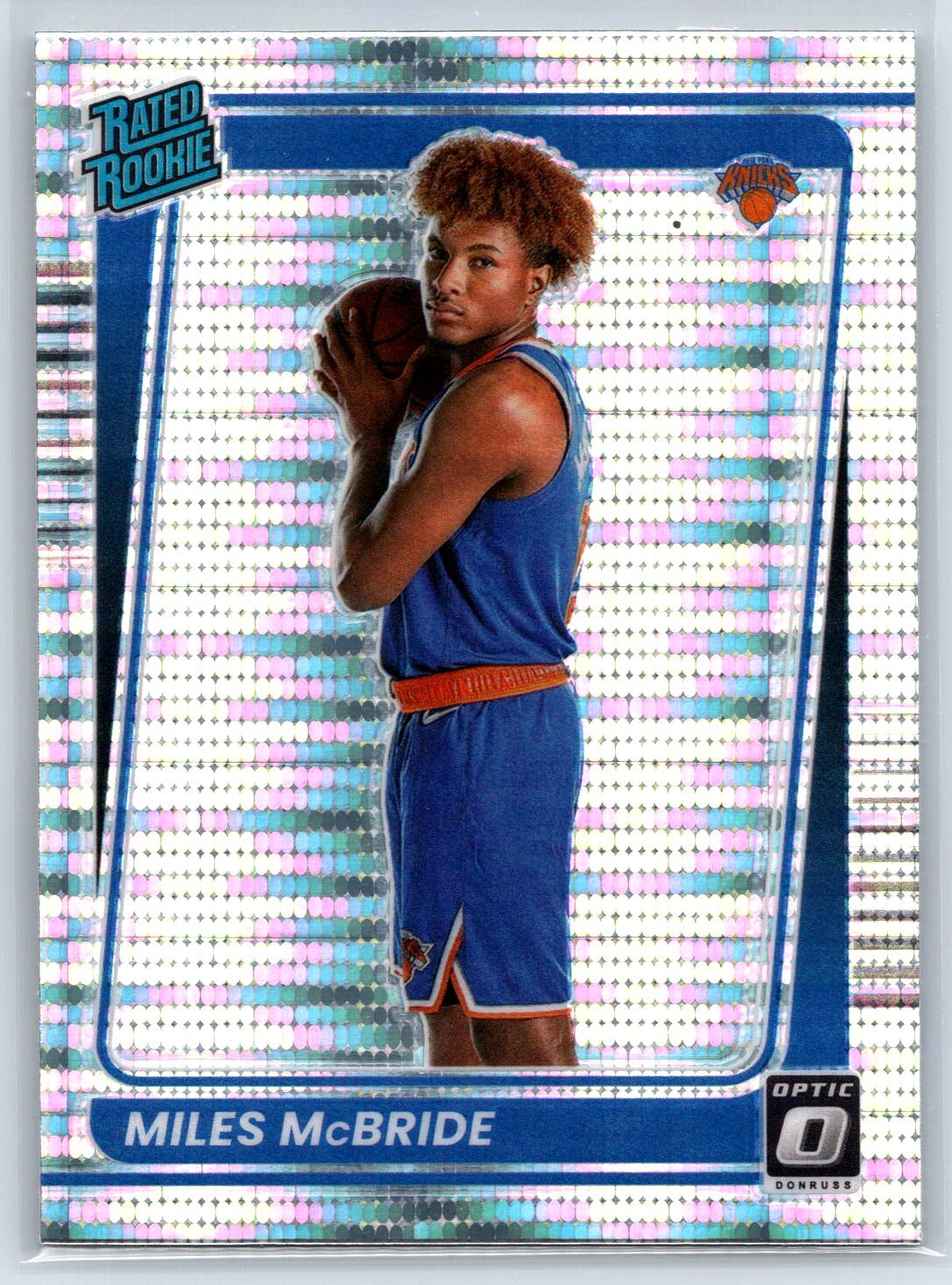2021-22 Donruss Optic Miles Deuce McBride Rated Rookie Pulsar Prizm RC #174