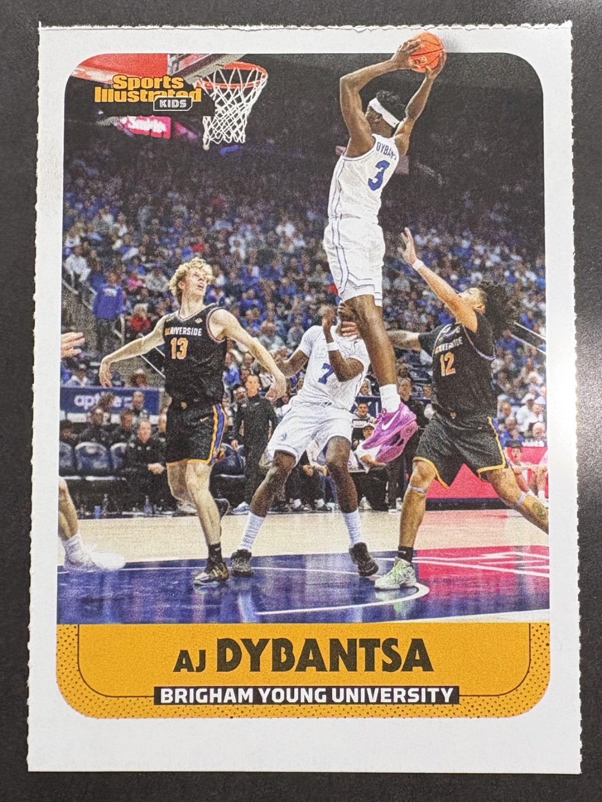 2026 AJ DYBANTSA Sports Illustrated for Kids Rookie RC #1230 Washington Wizards