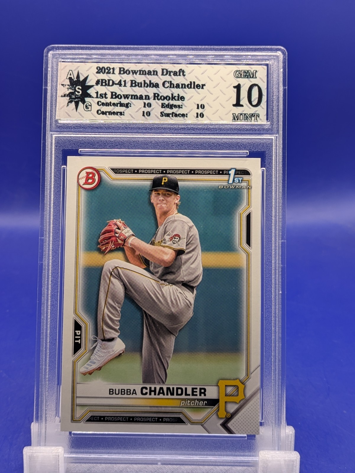 2021 Bowman Draft Bubba Chandler 1st Bowman Graded Gem 💎 Mint 10